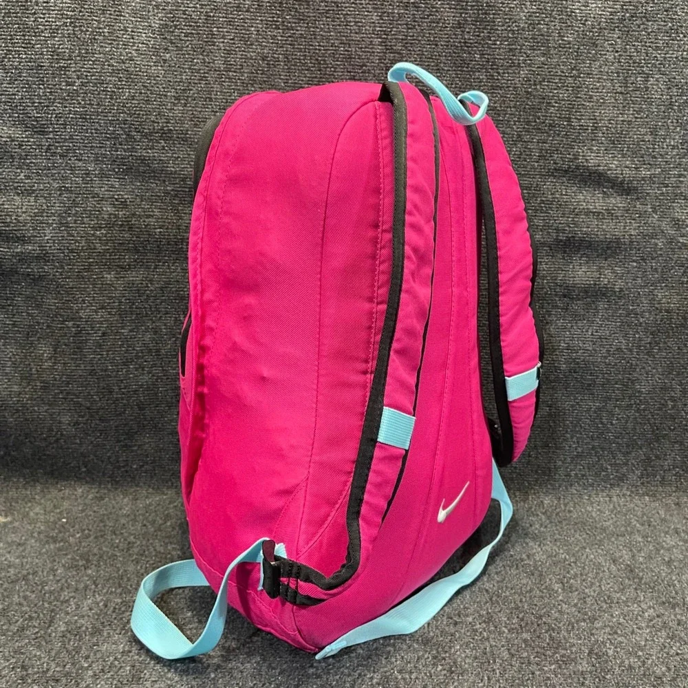 Nike BZ9494-644 Hayward‎ Futura Backpack Pink/Teal Logo School Gym Bag Daypack